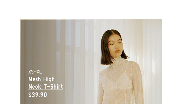 PDP2 - WOMEN MESH HIGH NECK T-SHIRT