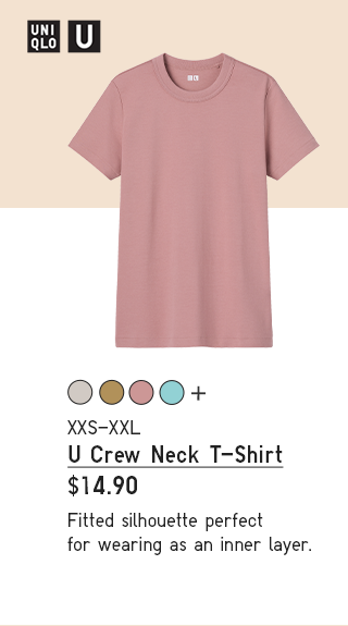 PDP 1 - WOMEN U CREW NECK T-SHIRT