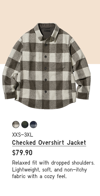 PDP 10 - MEN CHECKED OVERSHIRT JACKET