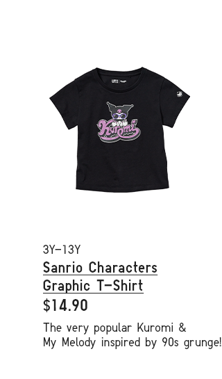 PDP 11 - KIDS SANRIO CHARACTERS GRPAHIC T-SHIRT