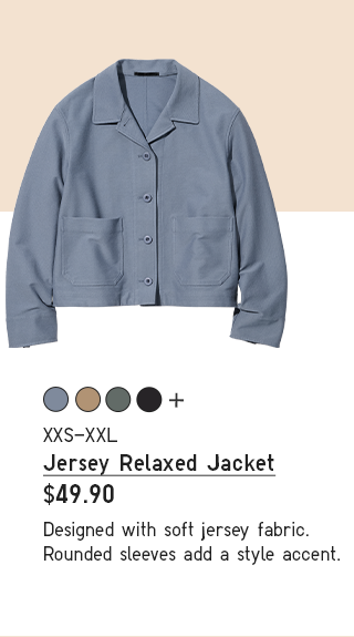 PDP 2 - WOMEN JERSEY RELAXED JACKET