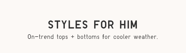 HEADER 2 - STYLES FOR HIM