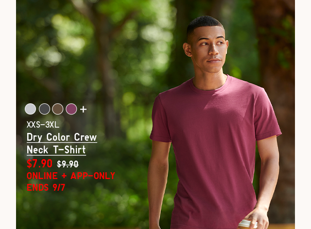 PDP 10 - MEN DRY COLOR CREW NECK T-SHIRT