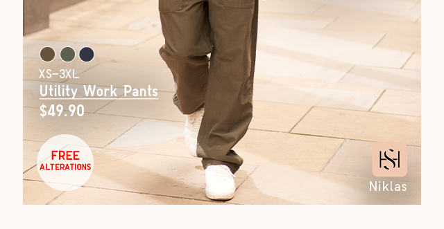 PDP 9 - MEN UTILITY WORK PANTS