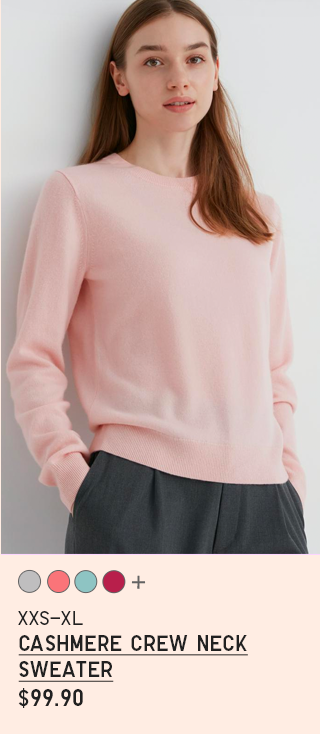 PDP 7 - WOMEN CASHMERE CREW NECK SWEATER