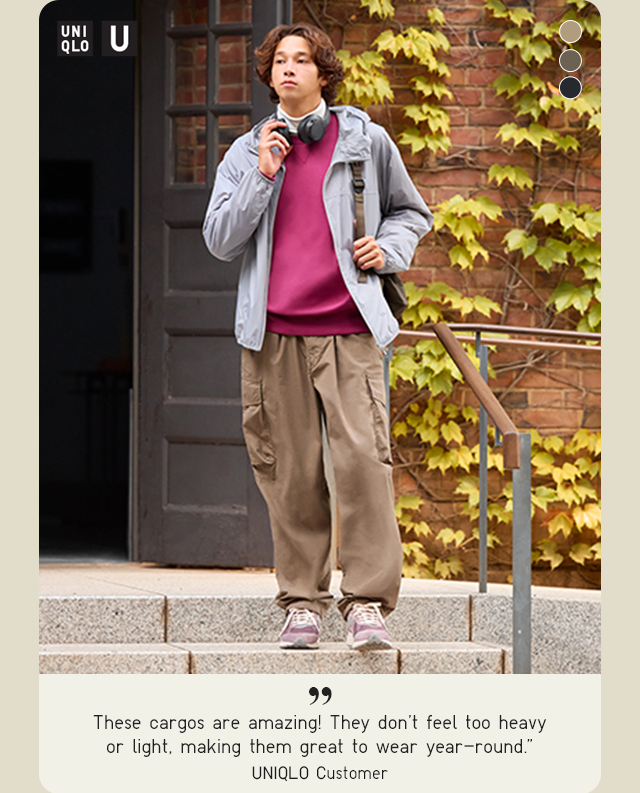 PDP 7 - MEN U WIDE FIT PARACHUTE CARGO PANTS