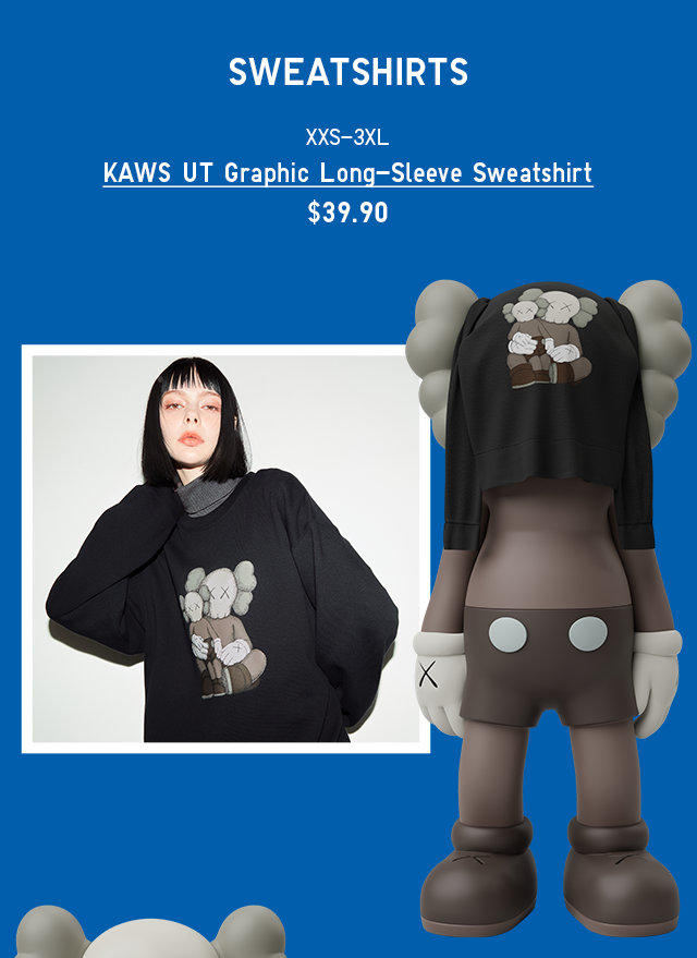 PDP 4 - KAWS UT GRAPHIC GRAPHIC LONG-SLEEVE SWEATSHIRT