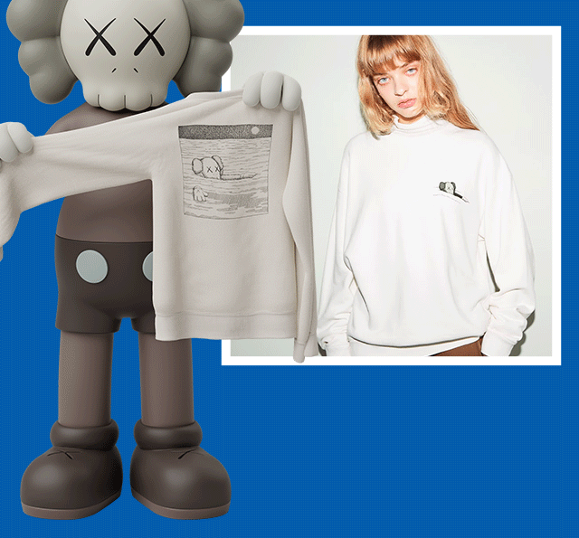 PDP 5 - KAWS UT GRAPHIC GRAPHIC LONG-SLEEVE SWEATSHIRT
