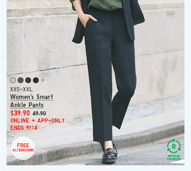 PDP3 - WOMEN SMART ANKLE PANTS
