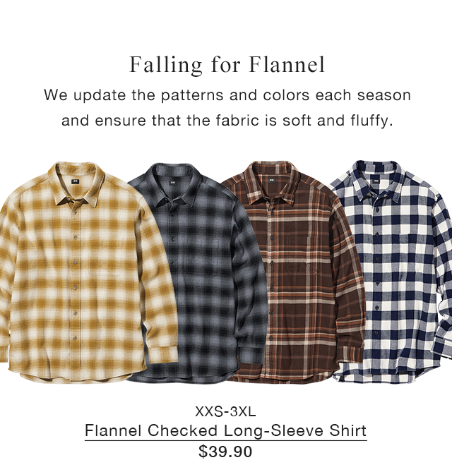 PDP 1 - MEN FLANNEL CHECKED LONG SLEEVE SHIRT