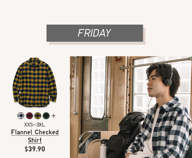 PDP10 - MEN FLANNEL CHECKED SHIRT