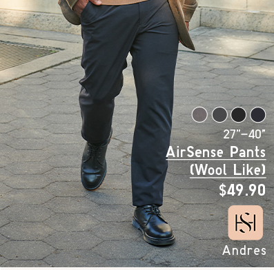 PDP2 - MEN AIRSENSE PANTS WOOL LIKE