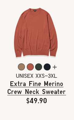 PDP3 - MEN EXTRA FINE MERINO CREW NECK SWEATER