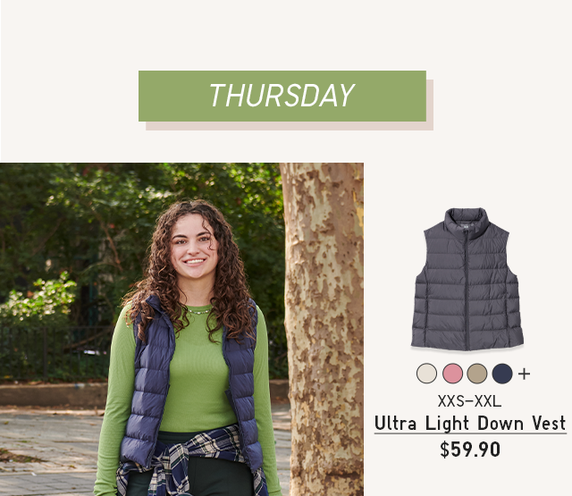 PDP7 - WOMEN ULTRA LIGHT DOWN VEST