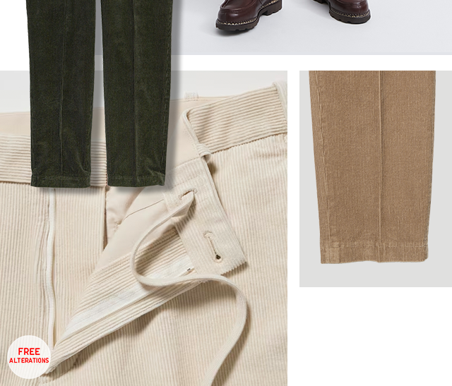 PDP6 - MEN SMART ANKLE PANTS (2 WAY STRETCH CORDUROY)