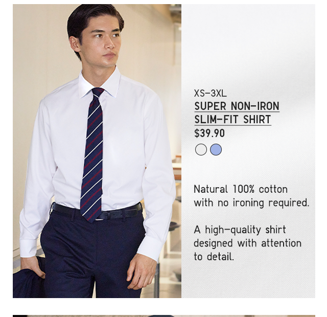 PDP3 - MEN SUPER NON IRON SLIM FIT SHIRT