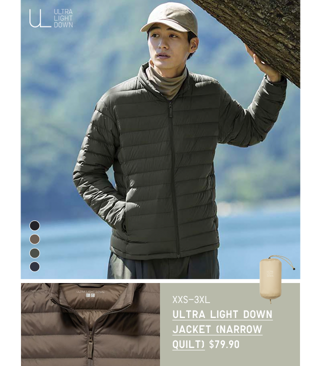 PDP2 - MEN ULTRA LIGHT DOWN JACKET (NARROW QUILT)