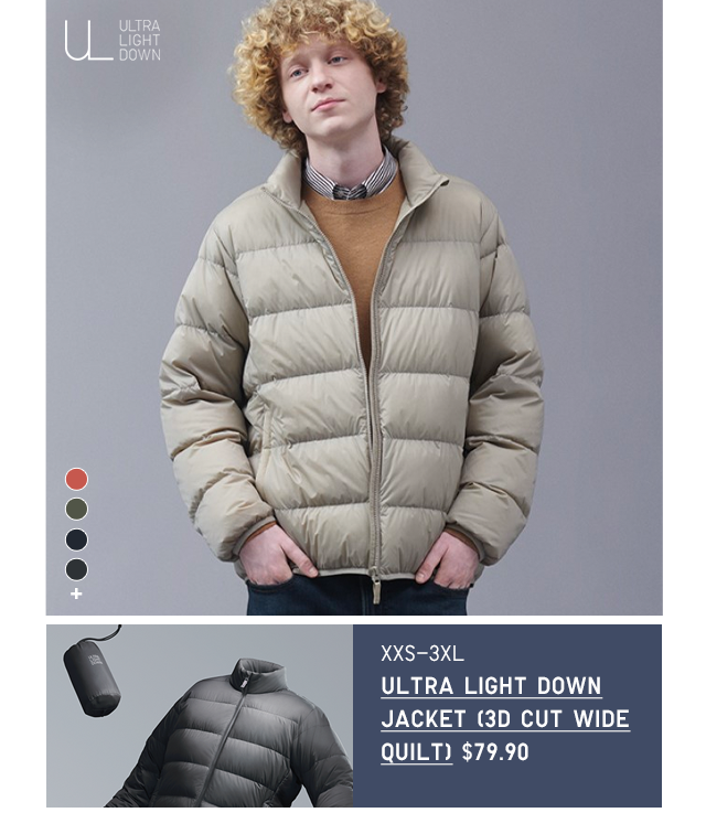 PDP3 - MEN ULTRA LIGHT DOWN JACKET (3D CUT WIDE QUILT)