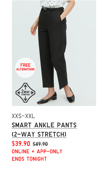 PDP9 - WOMEN SMART ANKLE PANTS (2-WAY STRETCH)