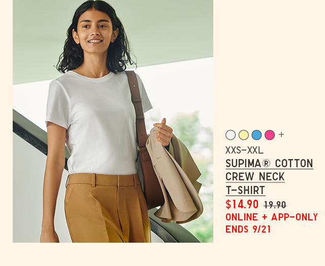 PDP3 - WOMEN SUPIMA COTTON CREW NECK T-SHIRT