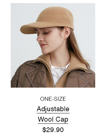 PDP1 - ADJUSTABLE WOOL CAP