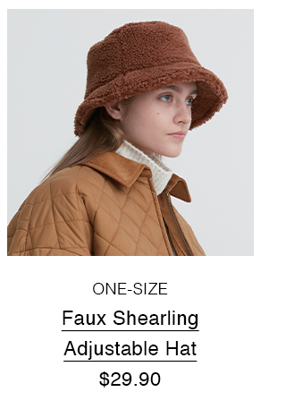 PDP2 - FAUX SHERALING ADJUSTABLE HAT