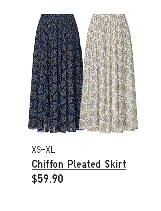 PDP 5 - WOMEN CHIFFON PLEATED SKIRT