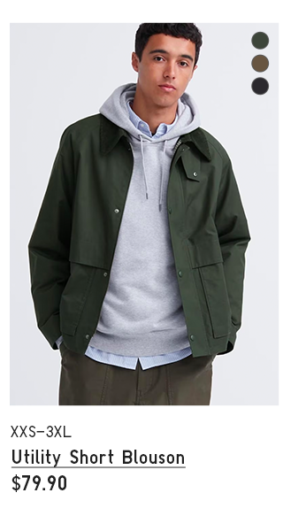 PDP 9 - MEN UTLITY SHORT BLOUSON