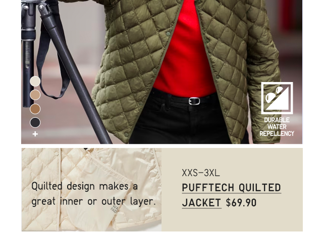 PDP2 - WOMEN PUFFTECH QUILTED JACKET