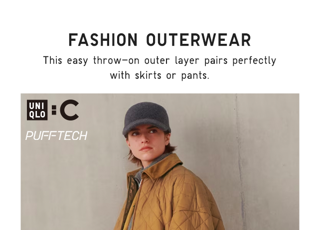 PDP3 - WOMEN PUFFTECH BLOUSON (UNIQLO : C)