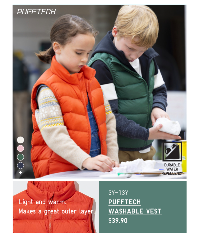 PDP8 - KIDS PUFFTECH WASHABLE VEST