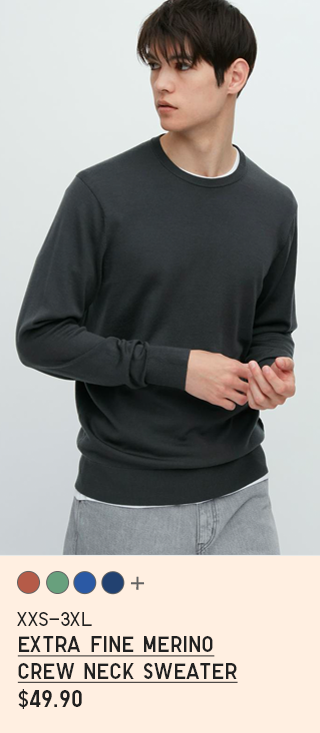 PDP 7 - MEN EXTRA FINE MERINO CREW NECK SWEATER