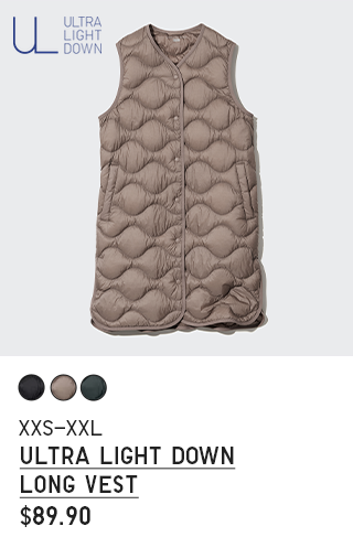 PDP 5 - WOMEN ULTRA LIGHT DOWN LONG VEST