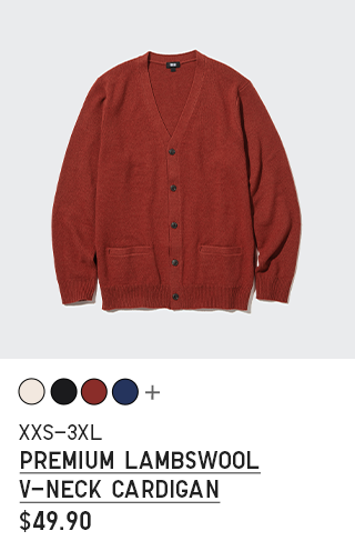 PDP 6 - WOMEN PREMIUM LAMBSWOOL V-NECK CARDIGAN