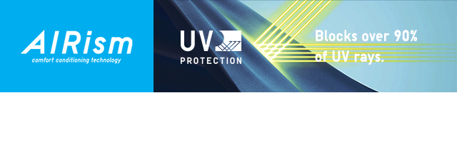 BANNER 1 - AIRISM BLOCKS 90% OF UV RAYS.