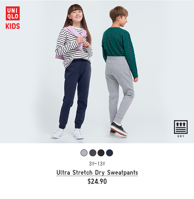 PDP7 - KIDS ULTRA STRETCH DRY SWEATPANTS