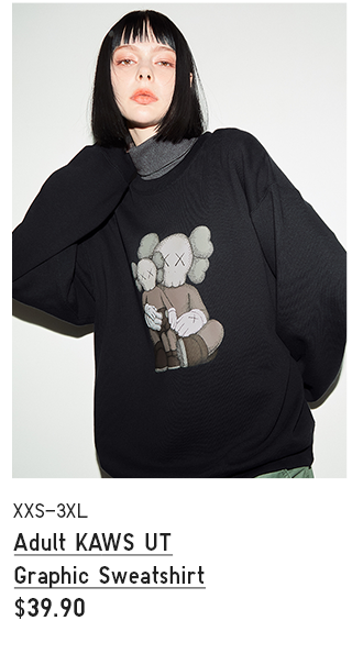 PDP8 - ADULT KAWS UT GRAPHIC SWEATSHIRT