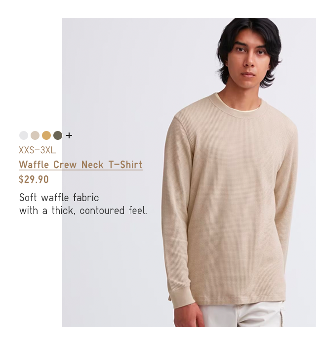 PDP2 - MEN WAFFLE CREW NECK T-SHIRT
