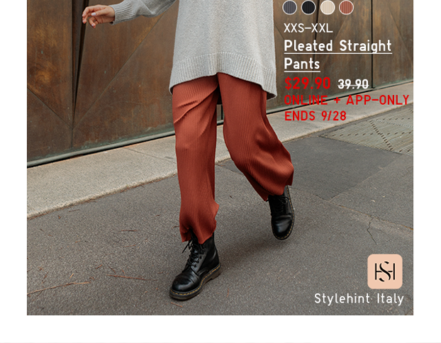 PDP 2 - WOMEN PLEATED STRAIGHT PANTS