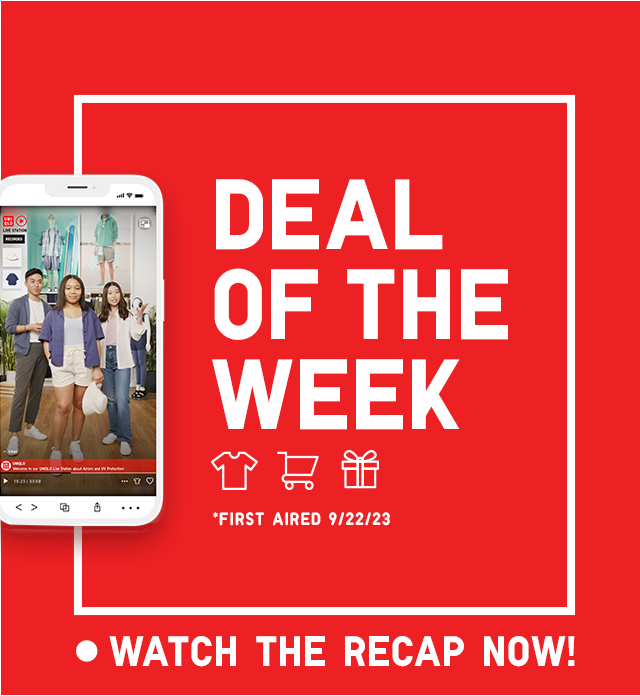 BANNER 2 - DEAL OF THE WEEK. WATCH THE RECAP NOW!