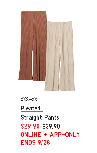 PDP 3 - WOMEN PLEATED STRAIGHT PANTS