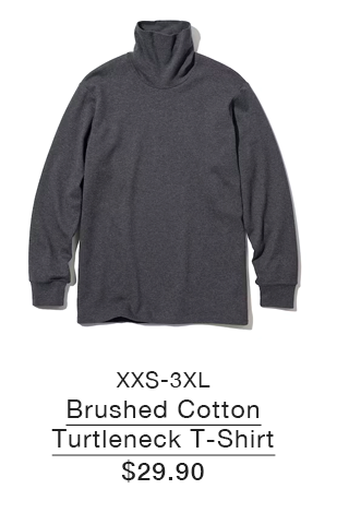 PDP 2 - UNISEX BRUSHED COTTON TURTLENECK T-SHIRT