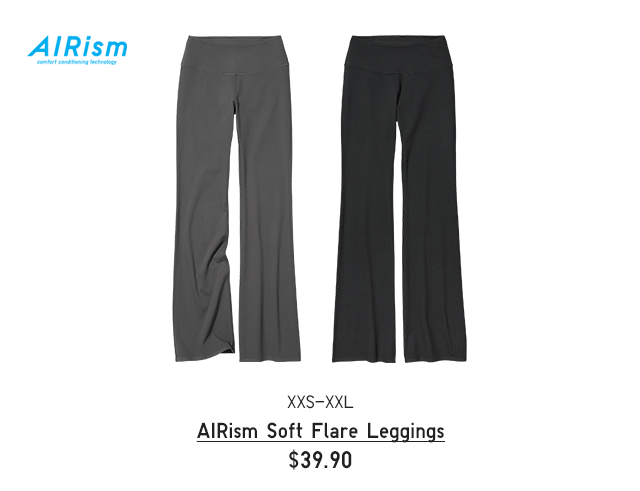 PDP3 - WOMEN AIRISM SOFT FLARE LEGGINGS