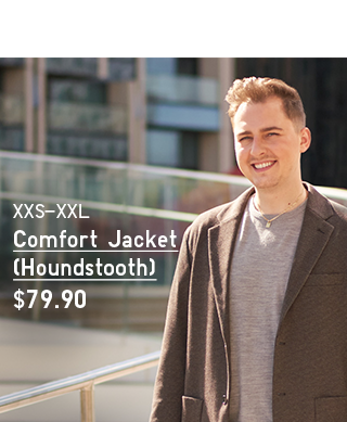 PDP10 - MEN COMFORT JACKET HOUNDSTOOTH