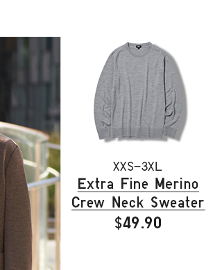 PDP11 - MEN EXTRA FINE MERINO CREW NECK SWEATER