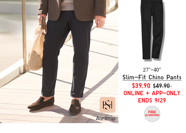 PDP12 - MEN SLIM FIT CHINO PANTS