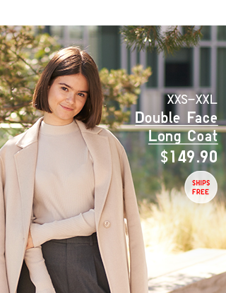 PDP2 - WOMEN DOUBLE FACE LONG COAT