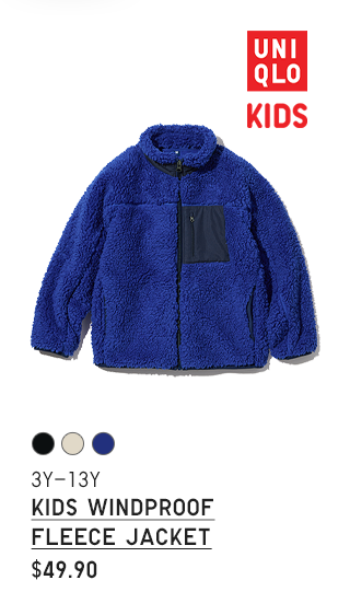 PDP14 - KIDS WINDPROOF FLEECE JACKET