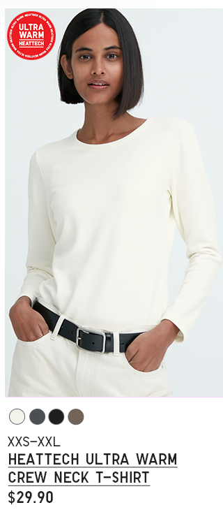 PDP 2 - WOMEN HEATTECH ULTRA WARM CREW NECK T-SHIRT
