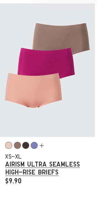 PDP 5 - WOMEN AIRISM ULTRA SEMALESS HIGH RISE BRIEFS